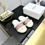 Dior Autumn/Winter New Wool Slippers